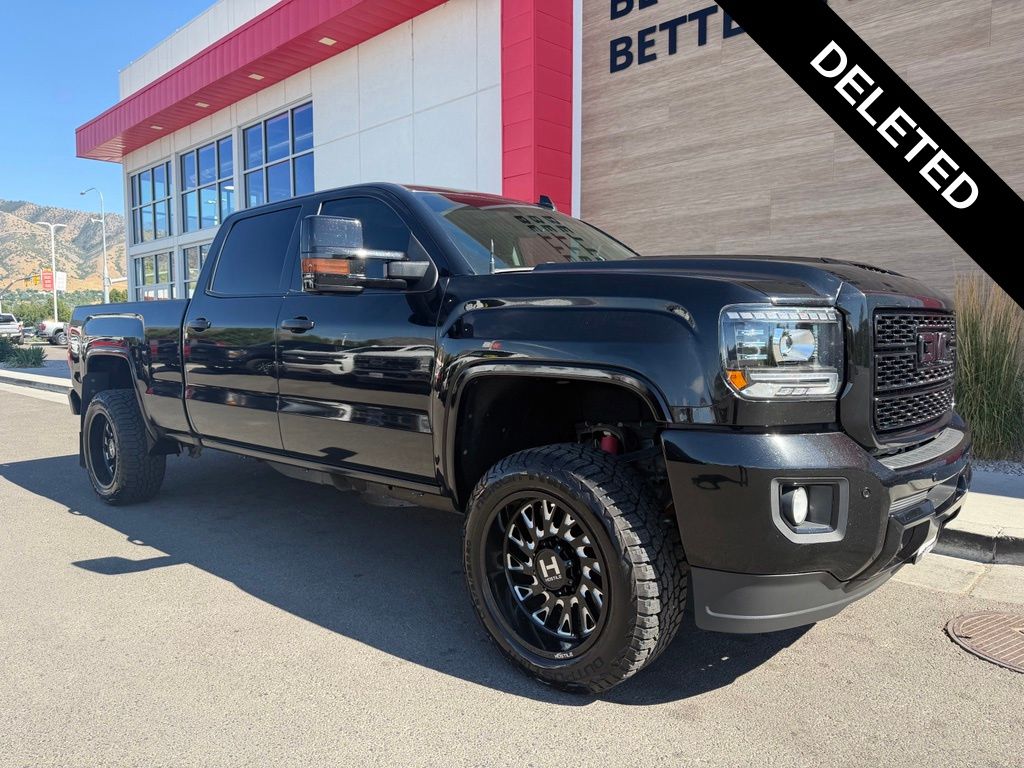 Black (Ebony Twilight Metallic) 2019 GMC Sierra 3500HD Pickup Truck Four-Wheel Drive 6-Speed Automatic