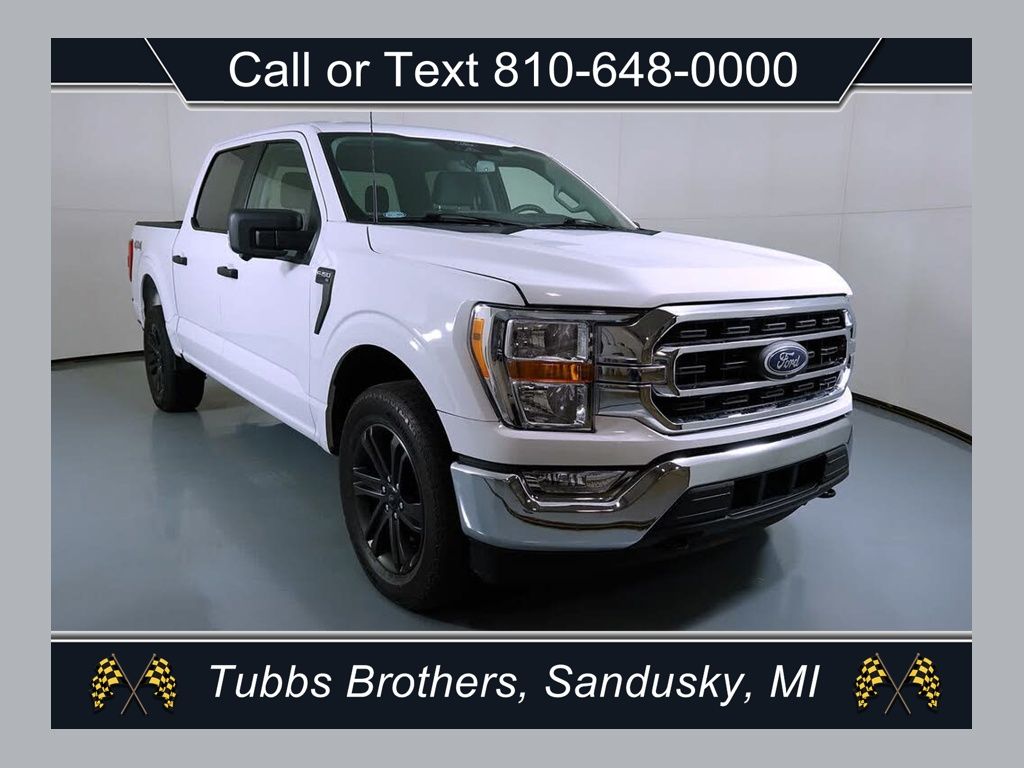Oxford White 2022 Ford F-150 Pickup Truck Four-Wheel Drive Automatic