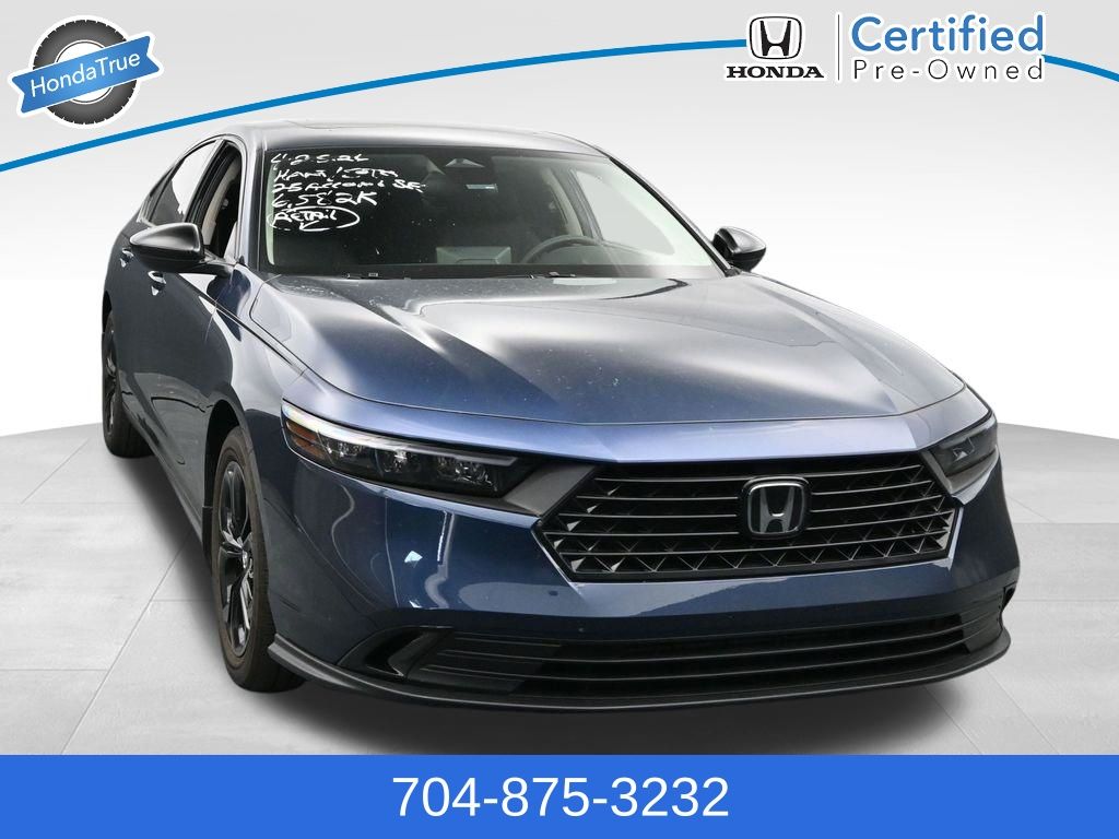 Canyon River Blue Metallic 2025 Honda Accord SE FWD Sedan Front-Wheel Drive Continuously Variable Transmission