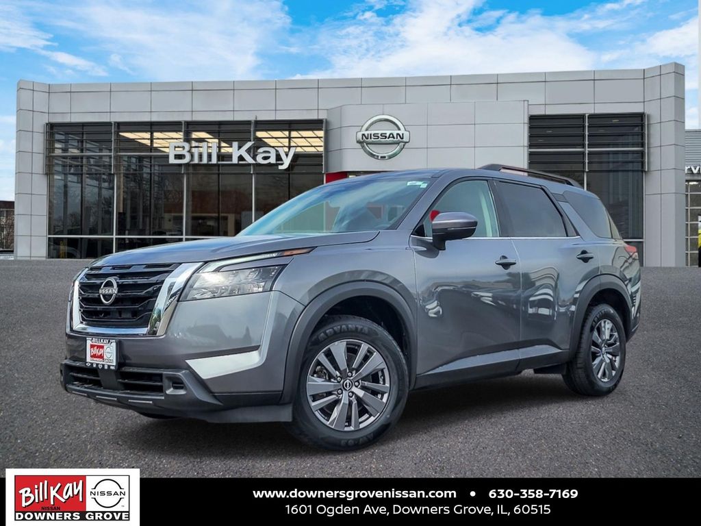 Gray (Gun Metallic) 2024 Nissan Pathfinder SUV / Crossover Front-Wheel Drive 9-Speed Automatic