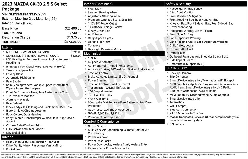 2023 Mazda CX-30 2.5 S Select