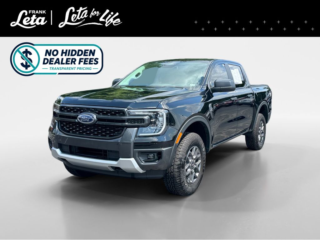 Shadow Black 2025 Ford Ranger Pickup Truck Four-Wheel Drive Automatic