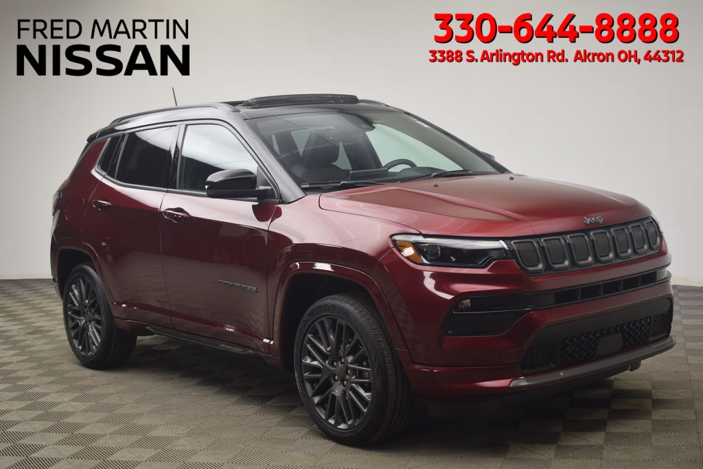 used 2022 Jeep Compass car, priced at $27,250