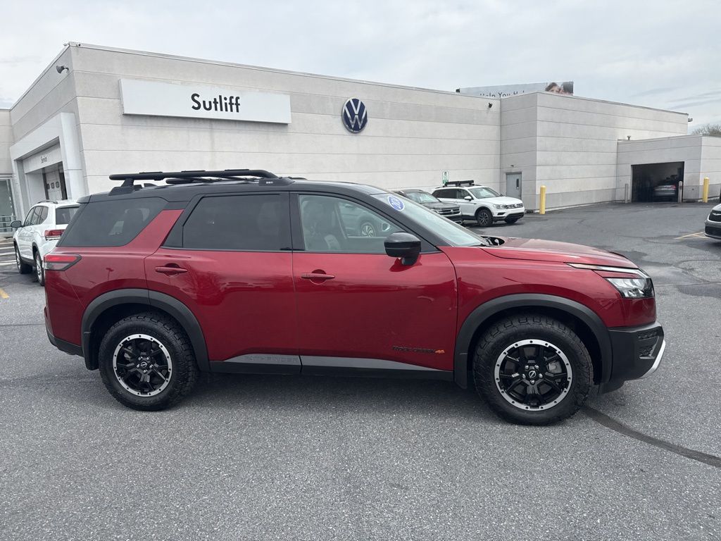 2024 Nissan Pathfinder Rock Creek Red at South Hills Kia