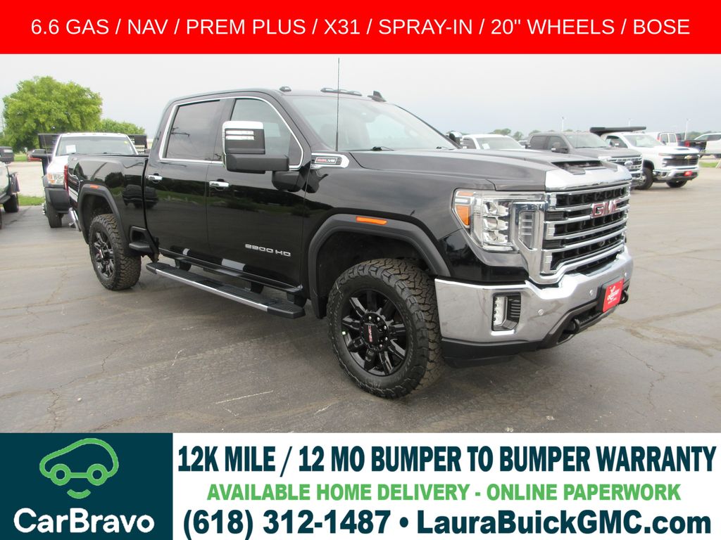 Onyx Black 2020 GMC Sierra 2500HD Pickup Truck Four-Wheel Drive 6-Speed Automatic