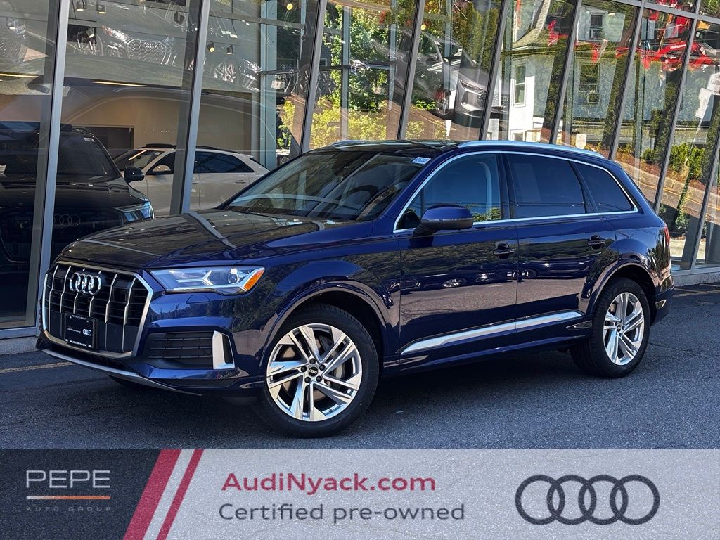 Navarra Blue Metallic 2023 Audi Q7 SUV / Crossover All-Wheel Drive 8-Speed Automatic