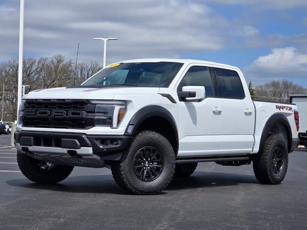 Oxford White 2026 Ford F-150 Raptor SuperCrew 4WD Pickup Truck Four-Wheel Drive Automatic