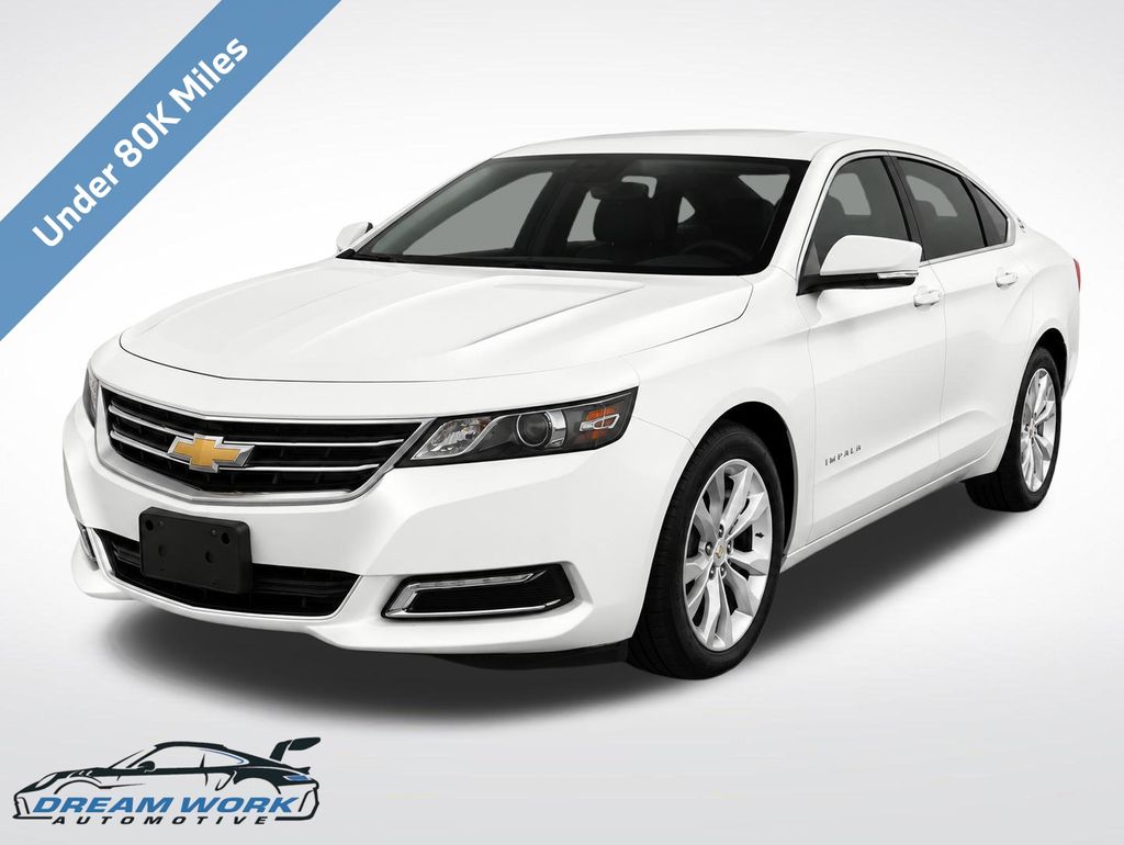 Summit White 2018 Chevrolet Impala Sedan Front-Wheel Drive 6-Speed Automatic Overdrive