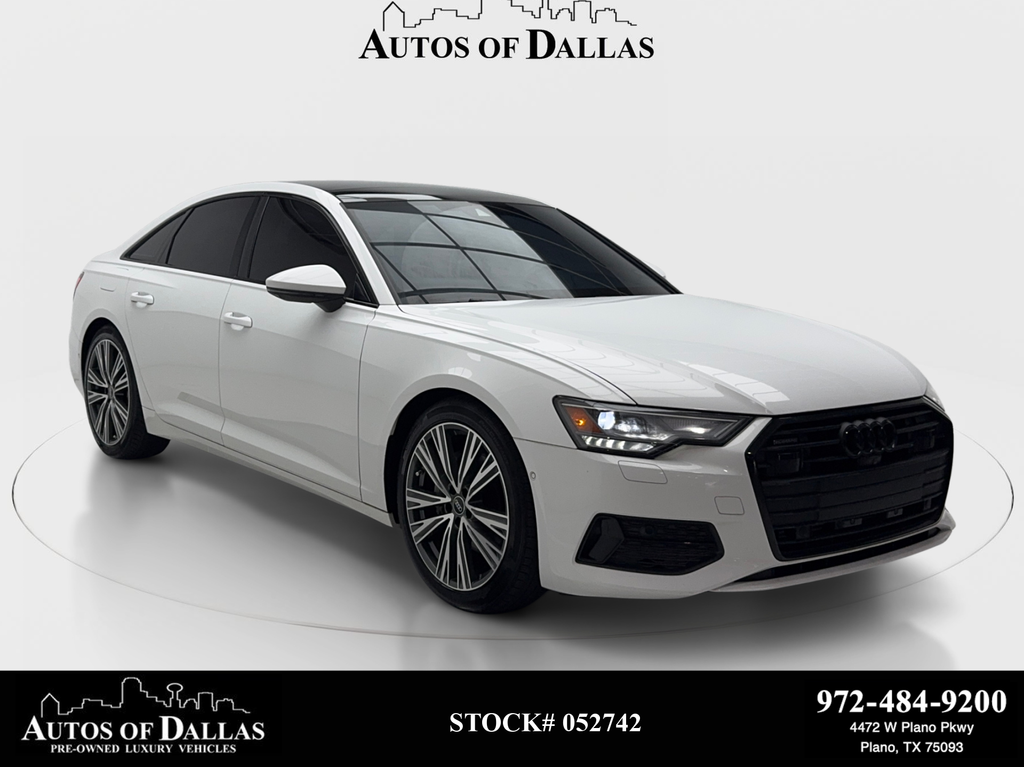 Ibis White 2023 Audi A6 Sedan All-Wheel Drive 7-Speed Automatic