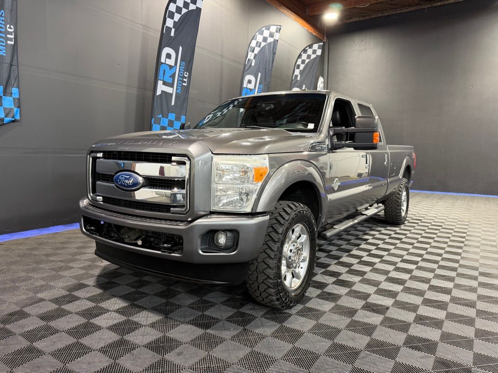 Sterling Gray Metallic 2011 Ford F-350 Super Duty Pickup Truck Four-Wheel Drive 6-Speed Automatic Overdrive