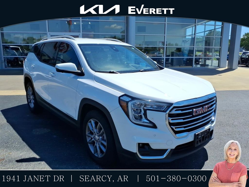 Summit White 2022 GMC Terrain SUV / Crossover Front-Wheel Drive 9-Speed Automatic