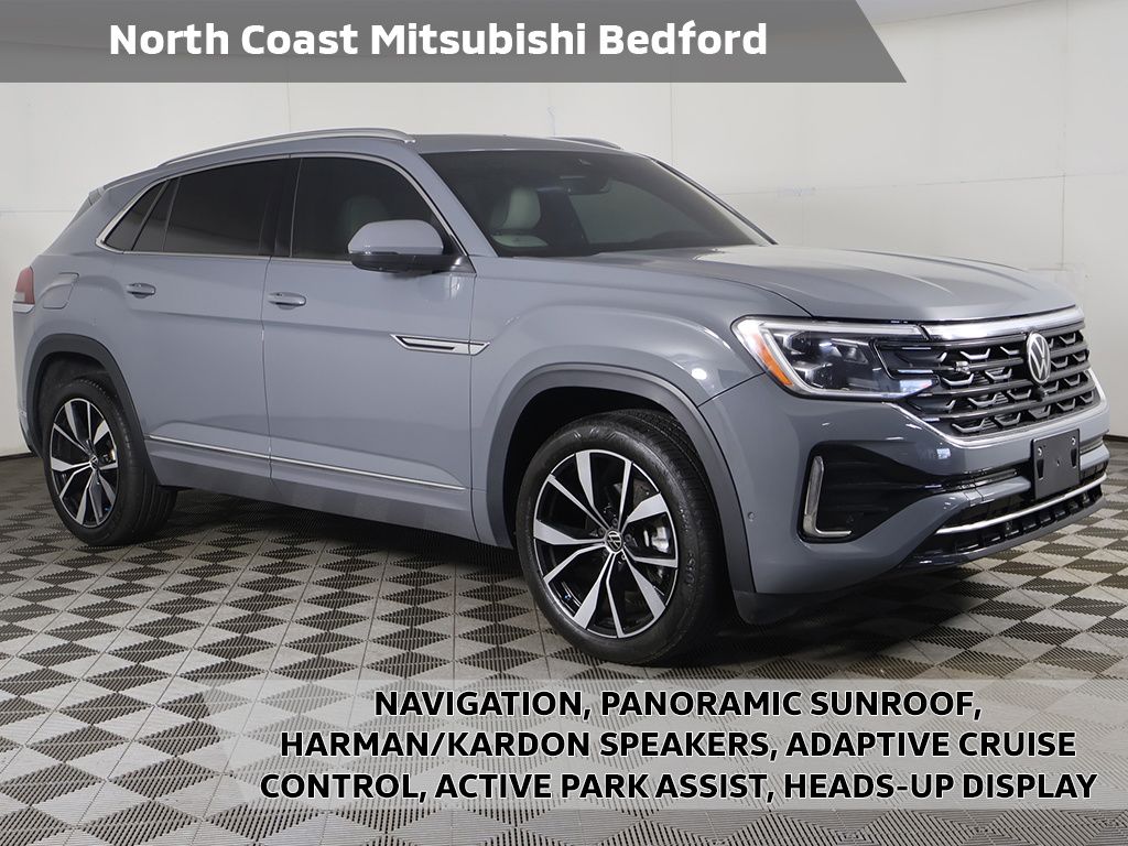 Gray 2024 Volkswagen Atlas Cross Sport SUV / Crossover All-Wheel Drive 8-Speed Automatic