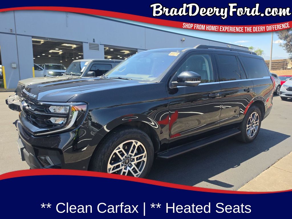 Agate Black Metallic 2025 Ford Expedition SUV / Crossover Four-Wheel Drive Automatic