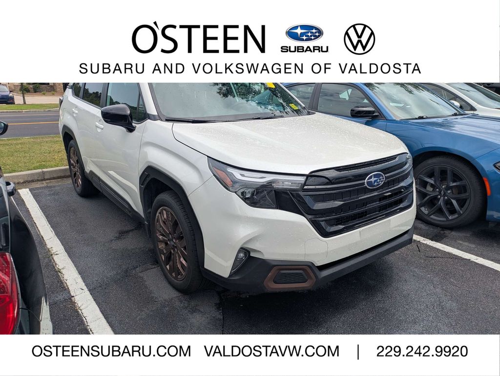Crystal White Pearl 2026 Subaru Forester SUV / Crossover All-Wheel Drive Continuously Variable Transmission