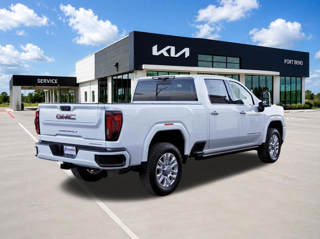 2022 GMC Sierra 2500HD Denali White at EAG Ford Navasota