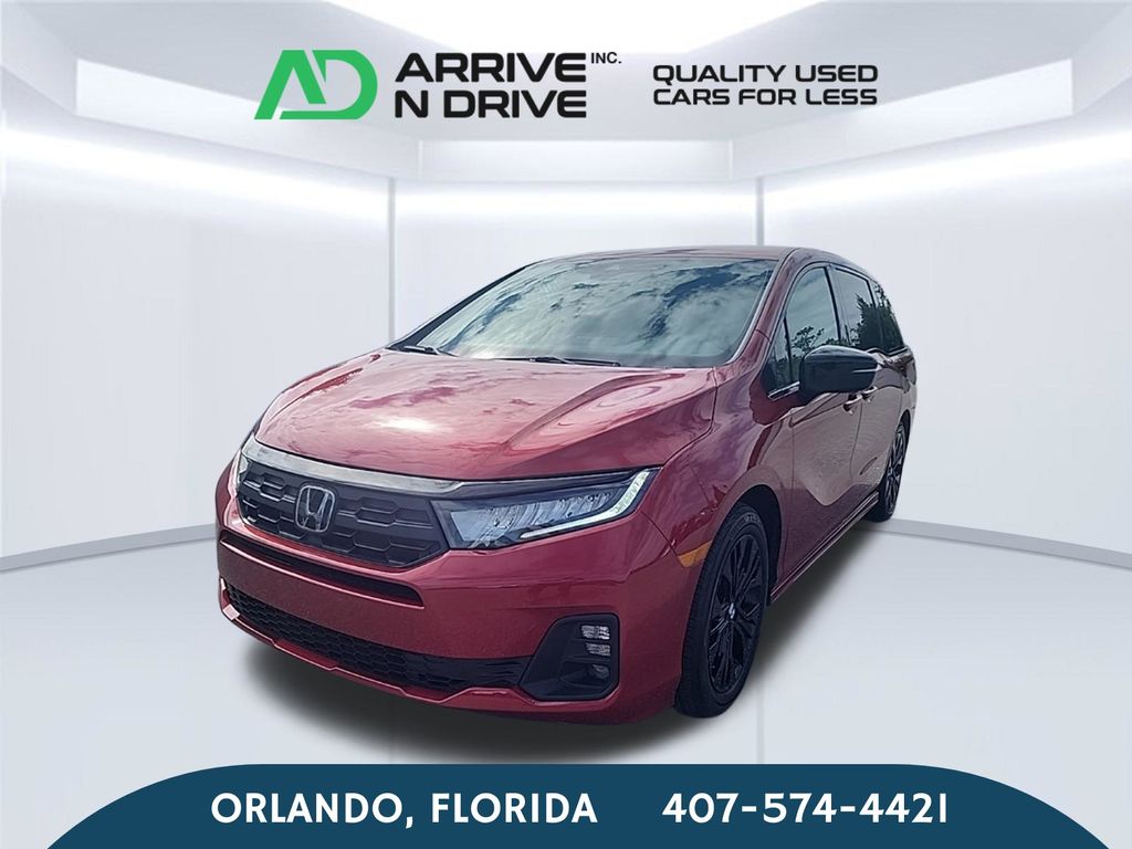 Radiant Red Metallic II 2025 Honda Odyssey Minivan Front-Wheel Drive Automatic