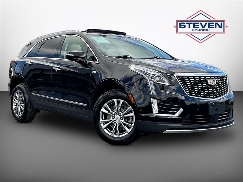 Stellar Black Metallic 2021 Cadillac XT5 SUV / Crossover Four-Wheel Drive 9-Speed Automatic