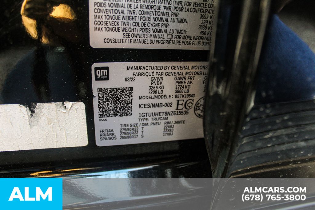 Used 2022 Black GMC Denali Ultimate image 42
