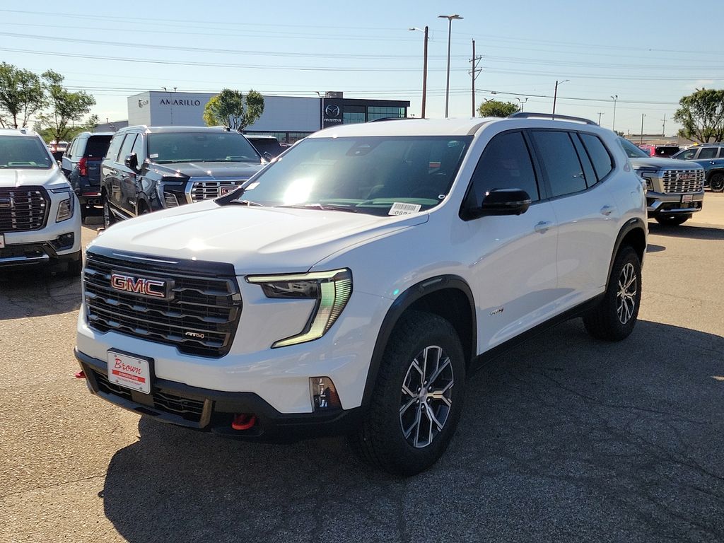 2026 GMC Acadia AT4 White at Brown Buick GMC