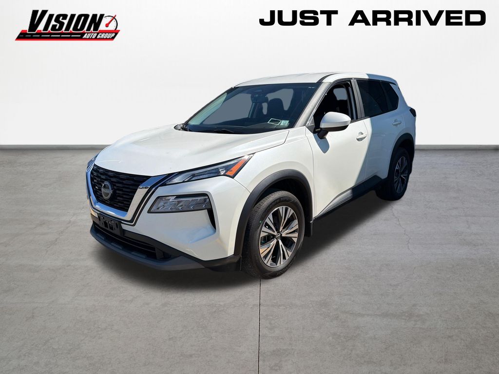 Pearl White Tricoat 2023 Nissan Rogue SUV / Crossover All-Wheel Drive Continuously Variable Transmission