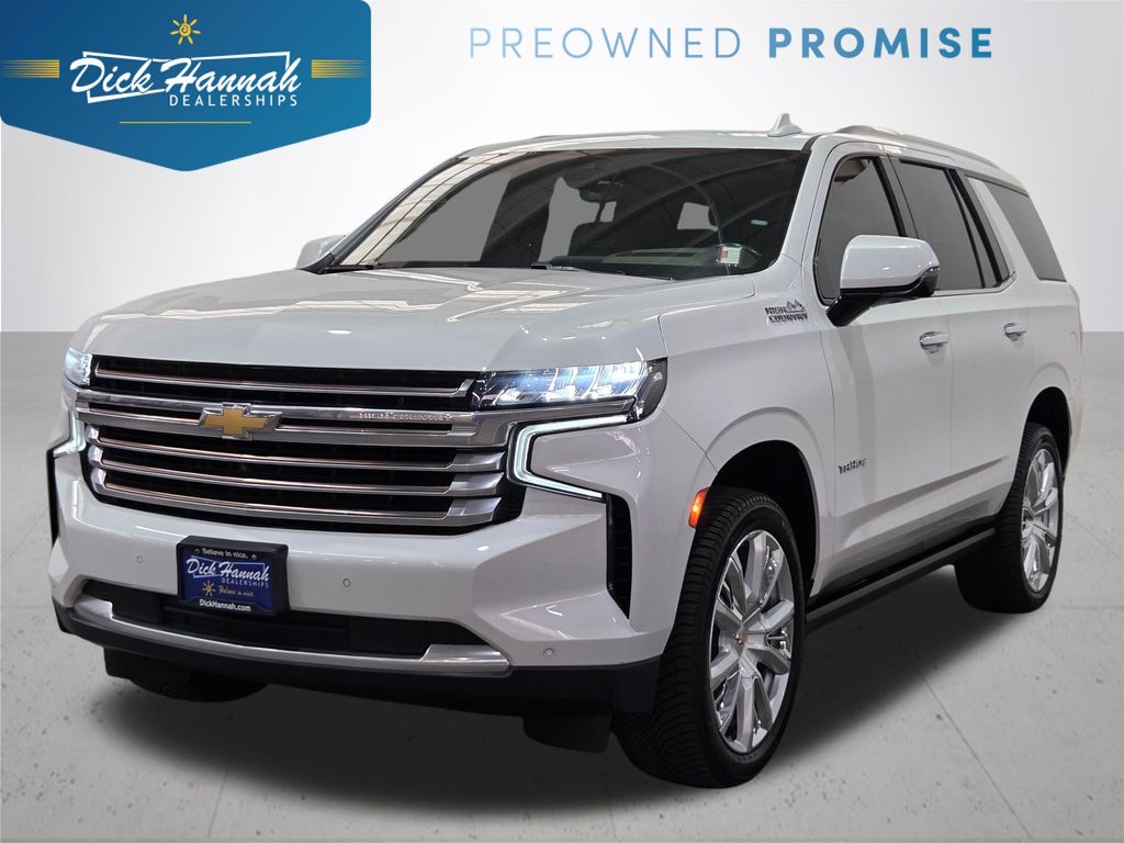 White (Iridescent Pearl Tricoat) 2021 Chevrolet Tahoe High Country 4WD SUV / Crossover Four-Wheel Drive