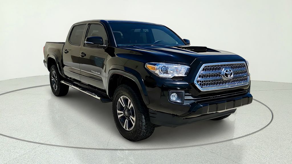 Black 2017 Toyota Tacoma Pickup Truck Four-Wheel Drive 6-Speed Automatic