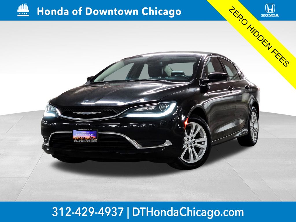 Black Clearcoat 2017 Chrysler 200 Limited Sedan FWD Sedan Front-Wheel Drive 9-Speed Automatic