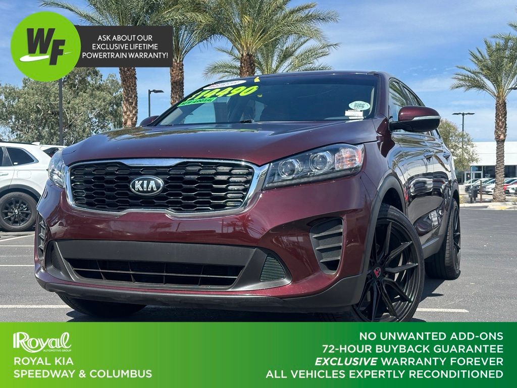 Red (Sangria) 2020 Kia Sorento SUV / Crossover Front-Wheel Drive 6-Speed Automatic