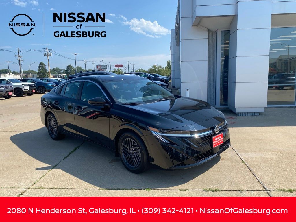 Super Black 2026 Nissan Sentra Sedan Front-Wheel Drive Continuously Variable Transmission