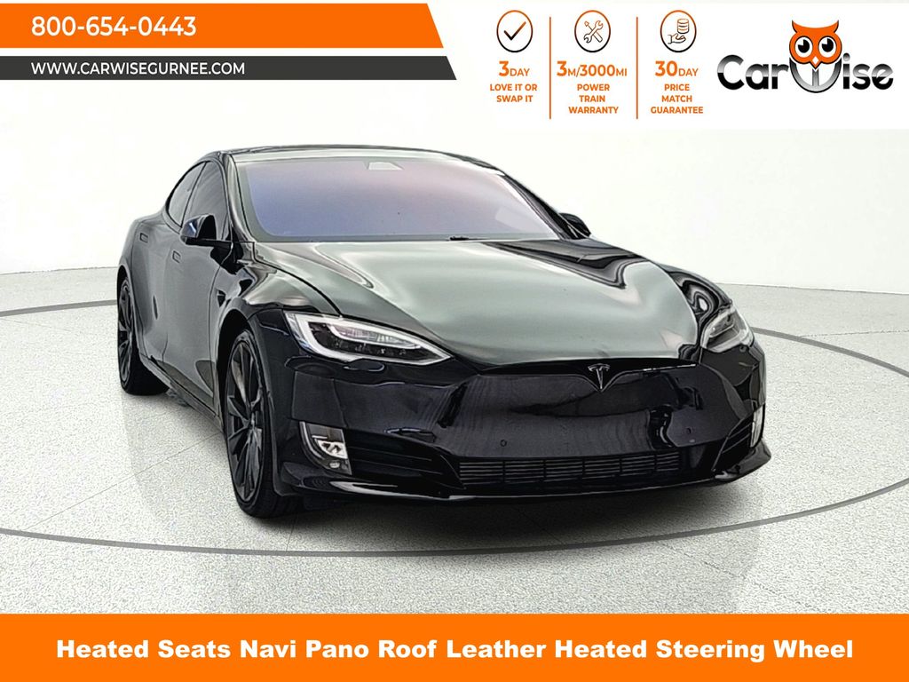 Black 2018 Tesla Model S 75D AWD Sedan All-Wheel Drive 1-Speed Automatic