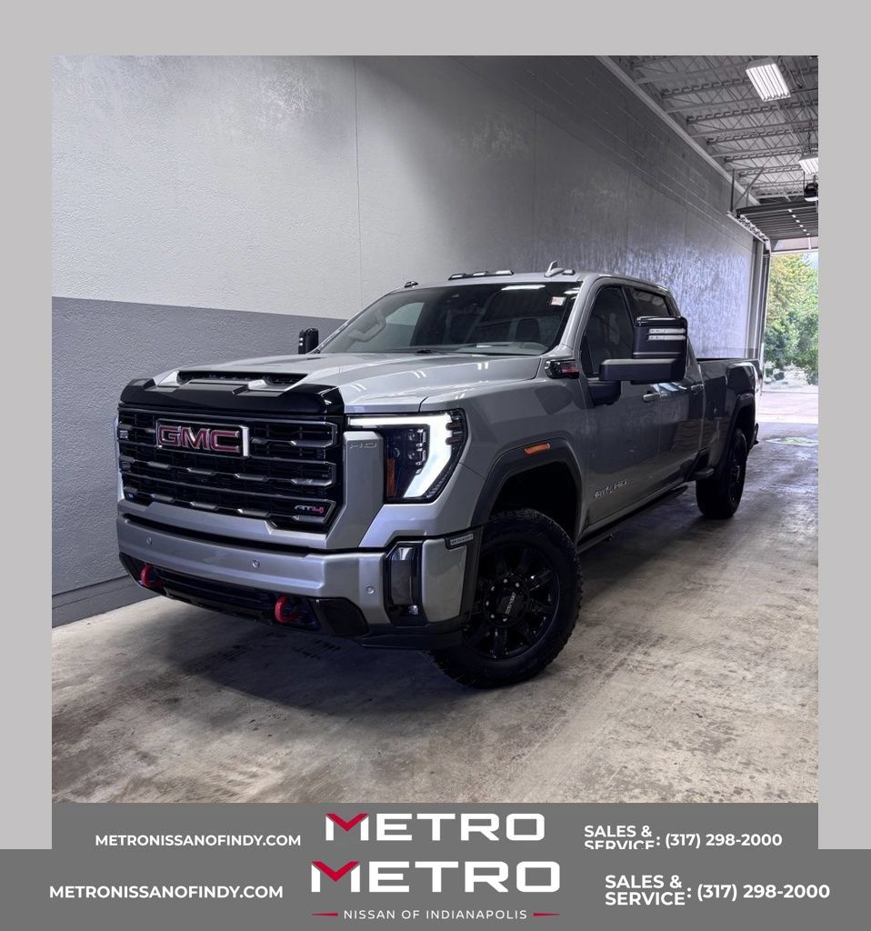 Gray 2024 GMC Sierra 2500HD Pickup Truck Four-Wheel Drive Automatic