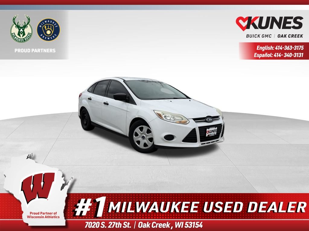 Oxford White 2014 Ford Focus S Sedan Front-Wheel Drive 6-Speed Automatic