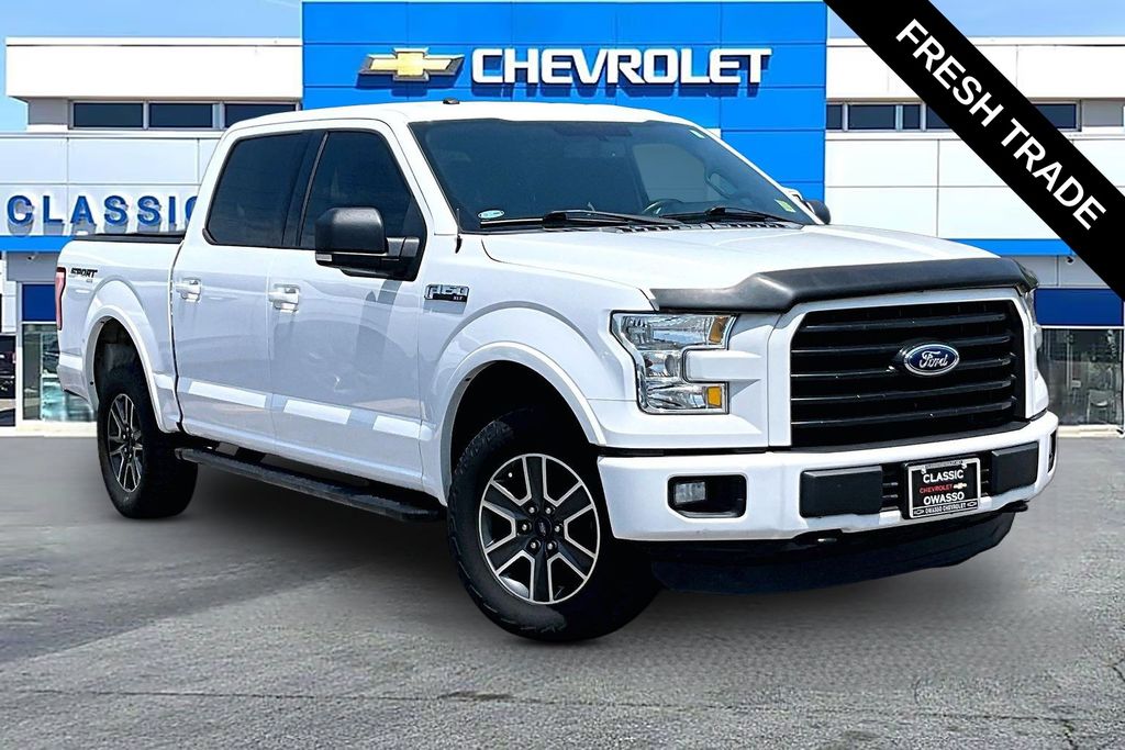 Oxford White 2016 Ford F-150 Pickup Truck Four-Wheel Drive 6-Speed Automatic