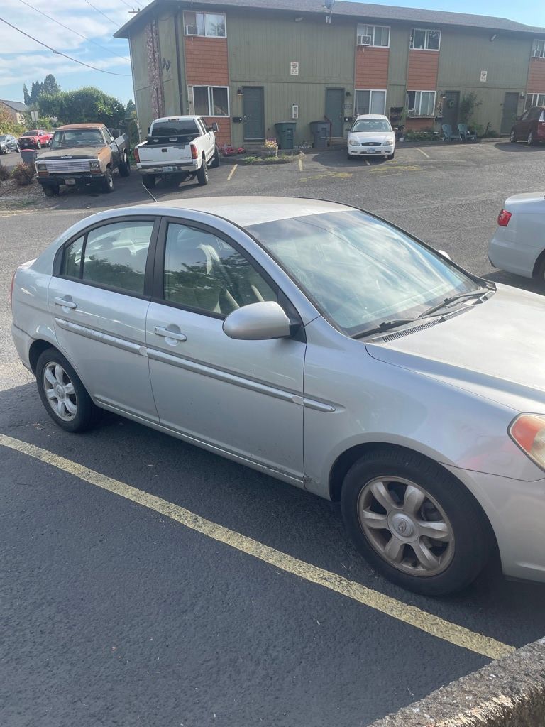 Silver 2006 Hyundai Accent Sedan Front-Wheel Drive