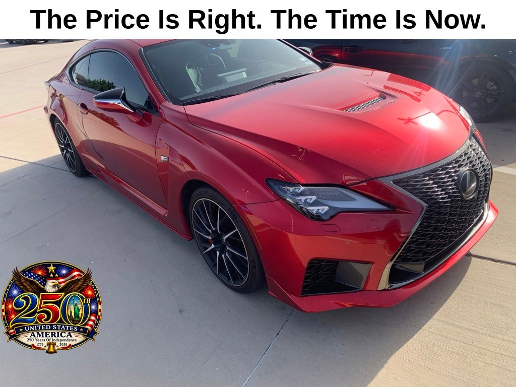 Infrared 2023 Lexus RC F Coupe Rear-Wheel Drive 8-Speed Dual Clutch