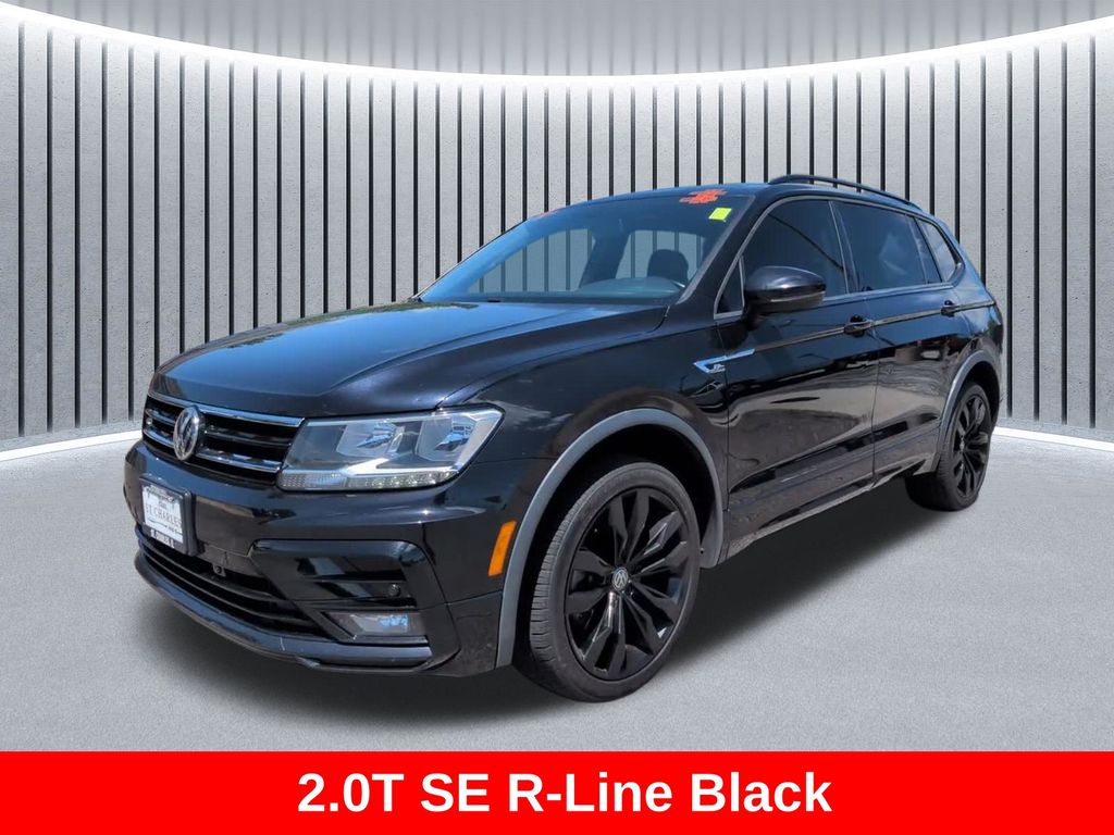 Deep Black Pearl 2020 Volkswagen Tiguan SUV / Crossover All-Wheel Drive 8-Speed Automatic
