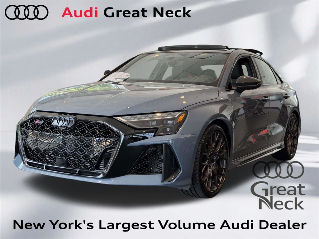 Gray Metallic 2026 Audi RS 3 2.5T quattro Sedan All-Wheel Drive 7-Speed Automatic