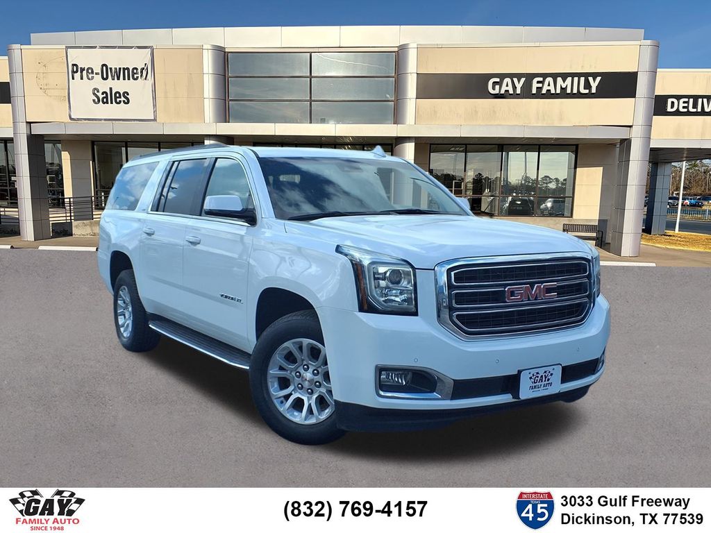 Summit White 2019 GMC Yukon XL SLT RWD SUV / Crossover 4X2 6-Speed Automatic Overdrive