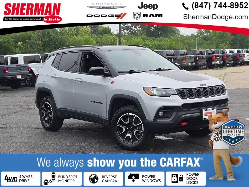 Silver Zynith Metallic Clearcoat 2025 Jeep Compass SUV / Crossover Four-Wheel Drive 8-Speed Automatic