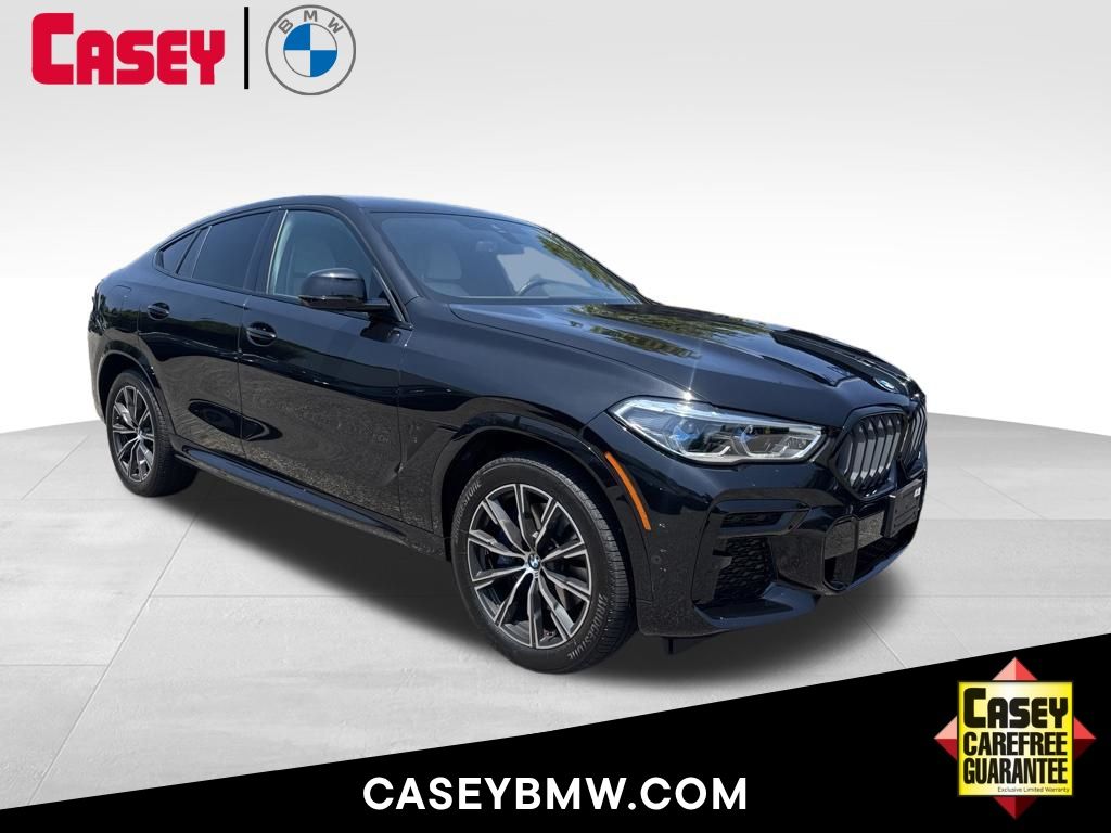 Black Sapphire Metallic 2023 BMW X6 SUV / Crossover All-Wheel Drive 8-Speed Automatic