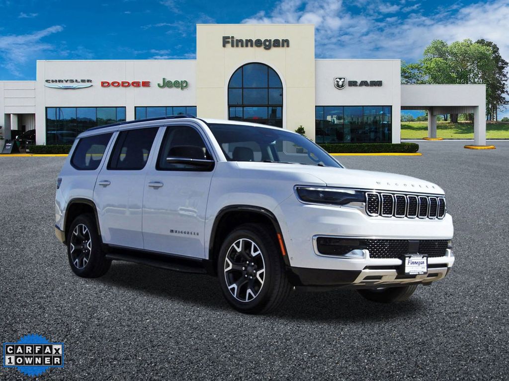 Bright White Clearcoat 2023 Jeep Wagoneer Series III RWD SUV / Crossover 4X2 8-Speed Automatic