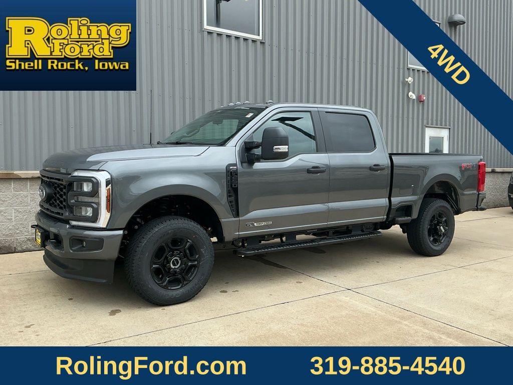 Gray Metallic 2026 Ford F-250 Super Duty Pickup Truck Four-Wheel Drive Automatic