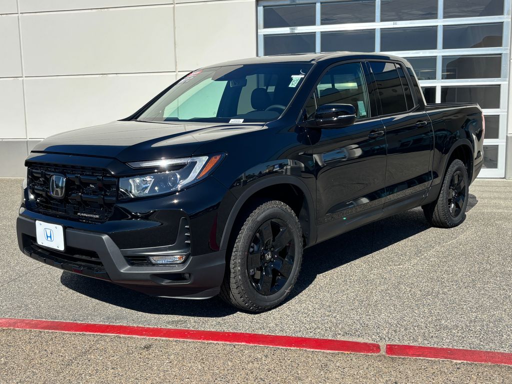 Crystal Black Pearl 2026 Honda Ridgeline Pickup Truck All-Wheel Drive 9-Speed Automatic