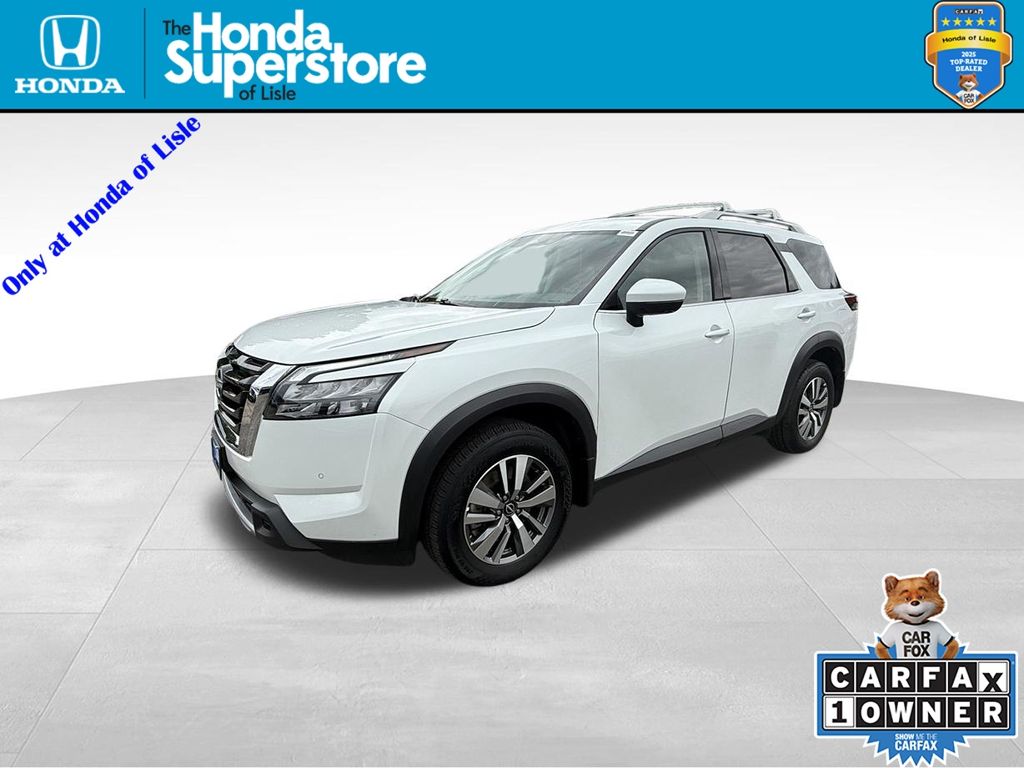 White Pearl 2025 Nissan Pathfinder SUV / Crossover All-Wheel Drive 9-Speed Automatic