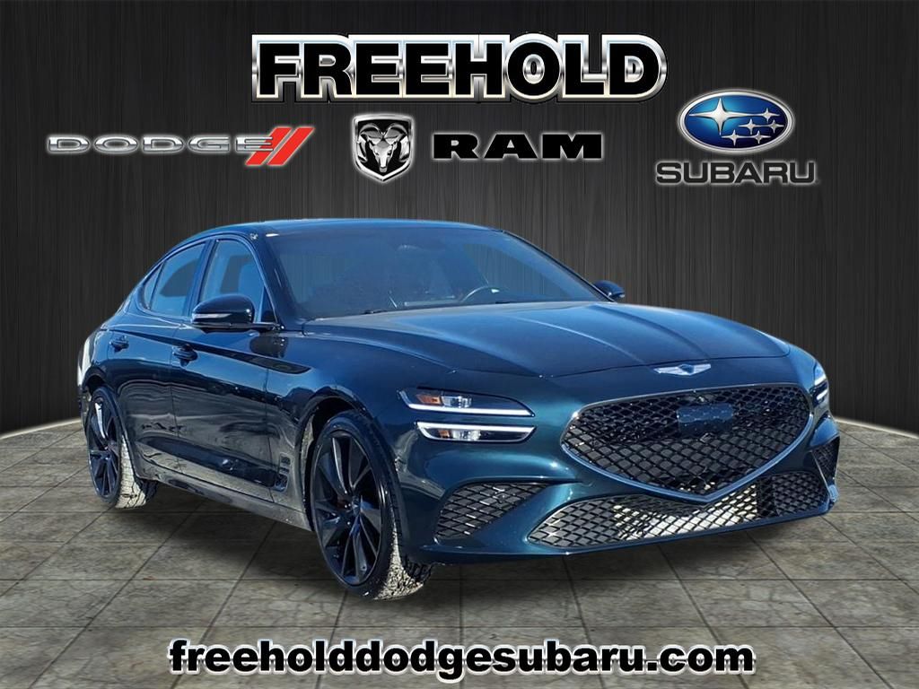 used 2022 Genesis G70 car, priced at $29,901