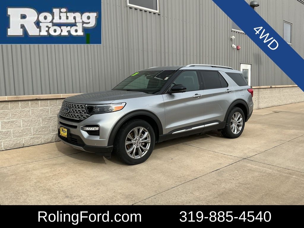 Silver Metallic 2020 Ford Explorer Limited AWD SUV / Crossover All-Wheel Drive Automatic