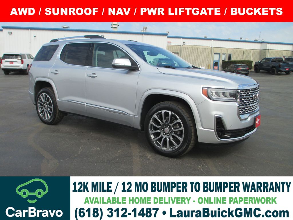 Quicksilver Metallic 2020 GMC Acadia Denali AWD SUV / Crossover Four-Wheel Drive 9-Speed Automatic