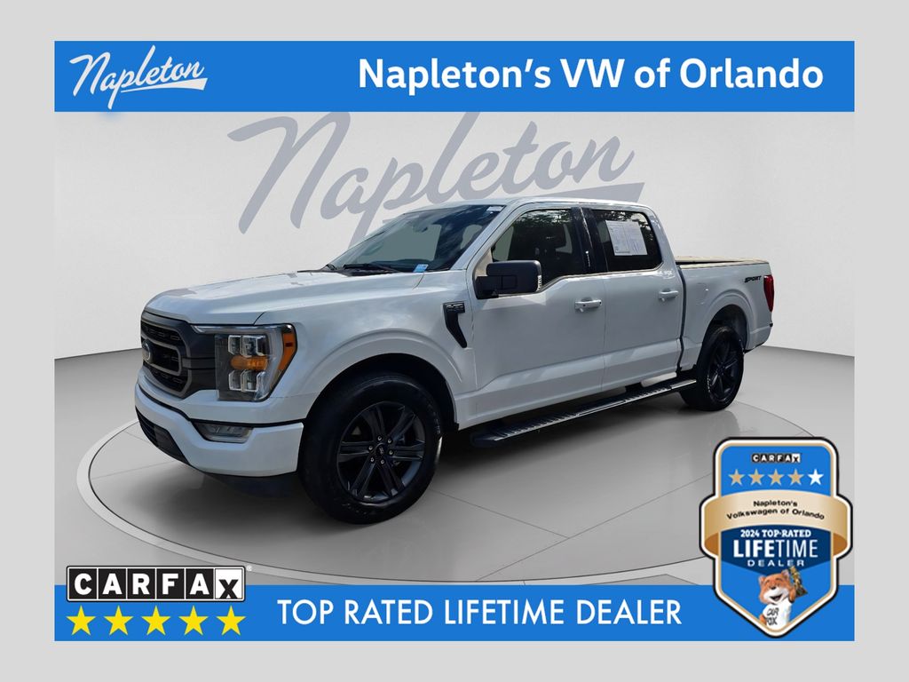 Oxford White 2023 Ford F-150 XLT SuperCrew RWD Pickup Truck 4X2 Automatic