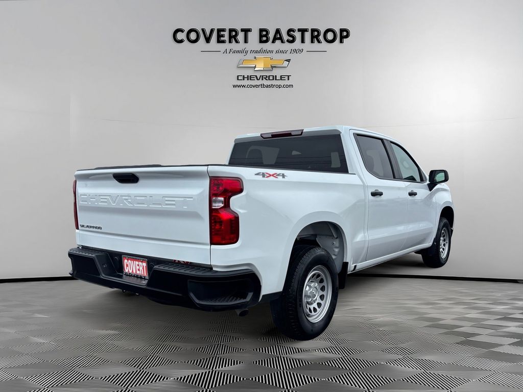 Used Car 2025 Chevrolet Silverado 1500  Crew Pickup 4wd Crew Cab 147 Work Truck Four Wheel Drive For Sale Under $40,000 In Austin, Texas