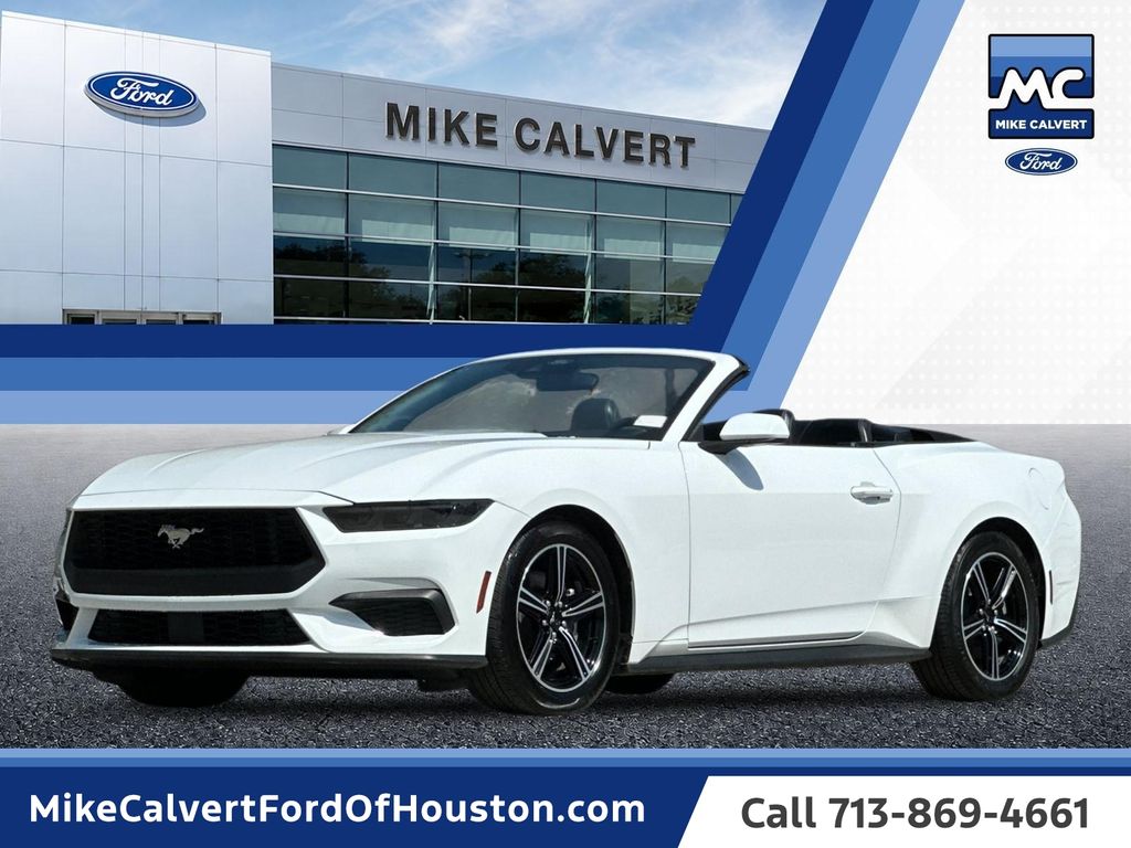 Oxford White 2025 Ford Mustang Convertible Rear-Wheel Drive Automatic